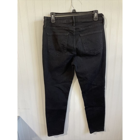 Old Navy Jeans Womens 8 Black High Rise Super Skinny Jeans Stretch - Picture 3 of 8